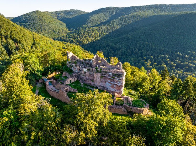 Burg Meistersel, Ramberg, Rhineland-Palatinate, Germany, Germany